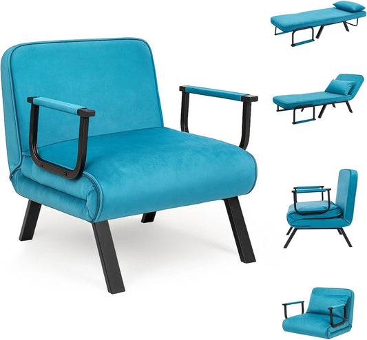 Dillon Chair Bed - Blue