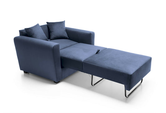 Doyal Bed - Dark Blue