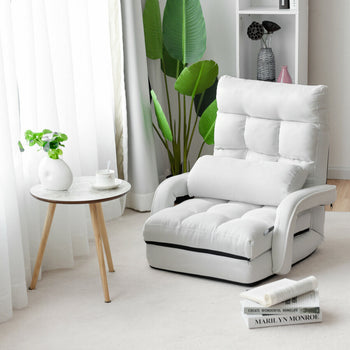 Abbey Chair Bed - White