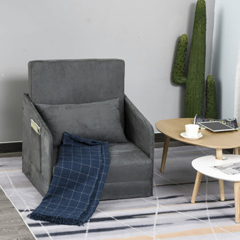 Amiya Chair Bed - Grey