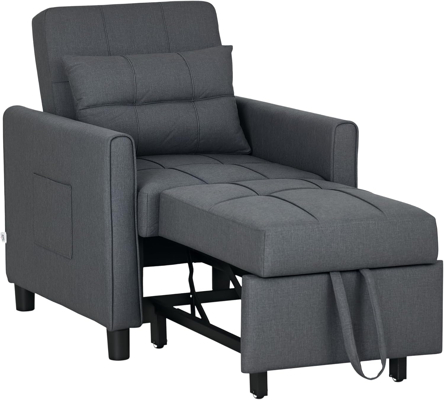 Aman Chair Bed - Grey