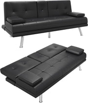 Boone Click Clack Sofa Bed - Black