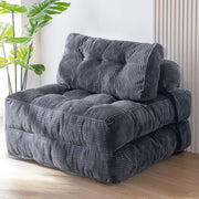 Bowie Single Futon Sofa Bed - Dark Gray