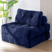 Bowie Single Futon Sofa Bed - Navy