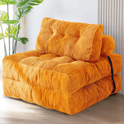 Bowie Single Futon Sofa Bed - Orange