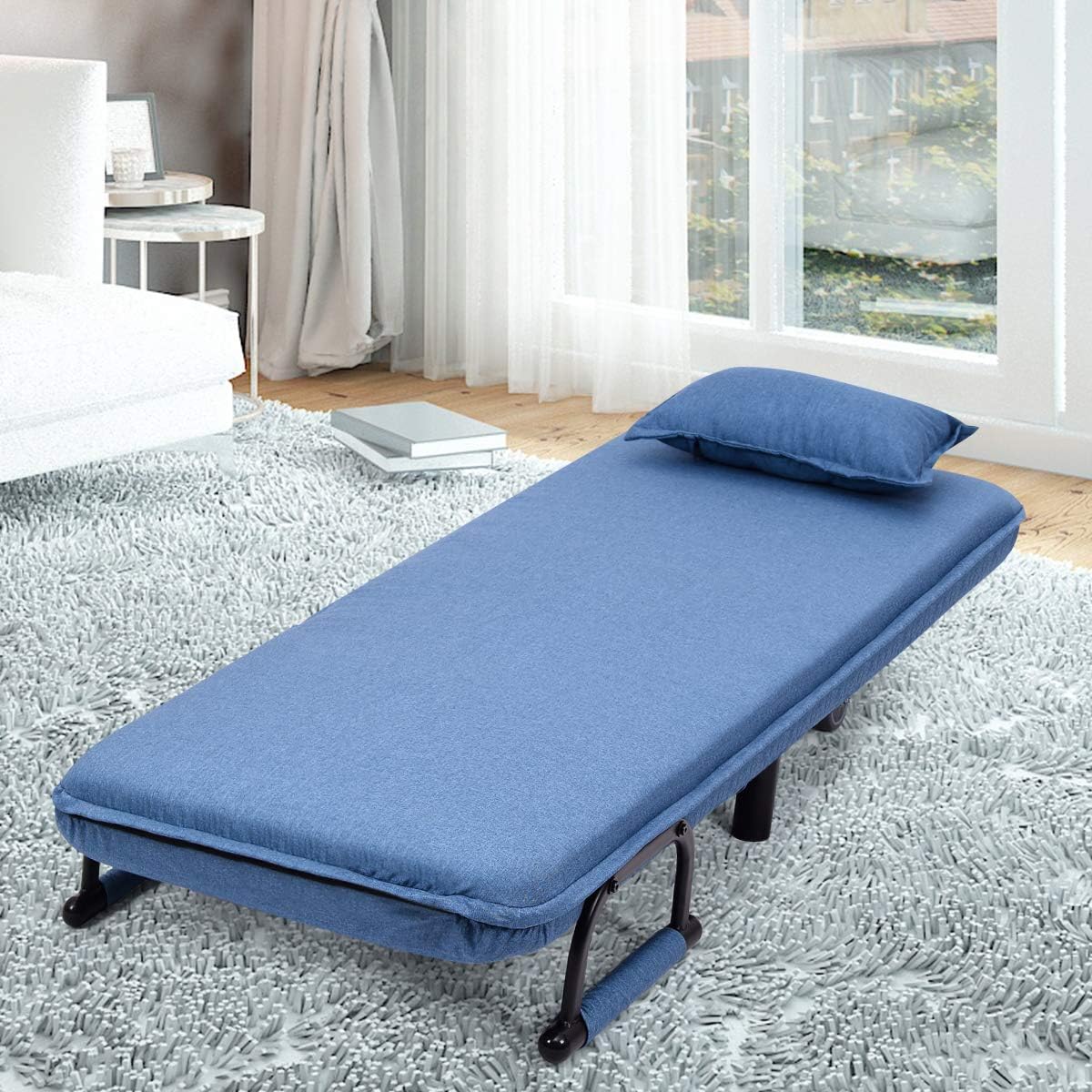 Bradly Chair Bed - Blue