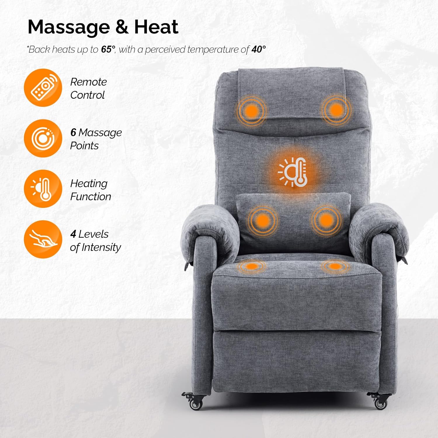 Bronx Reclining Chair Bed - Dark Grey