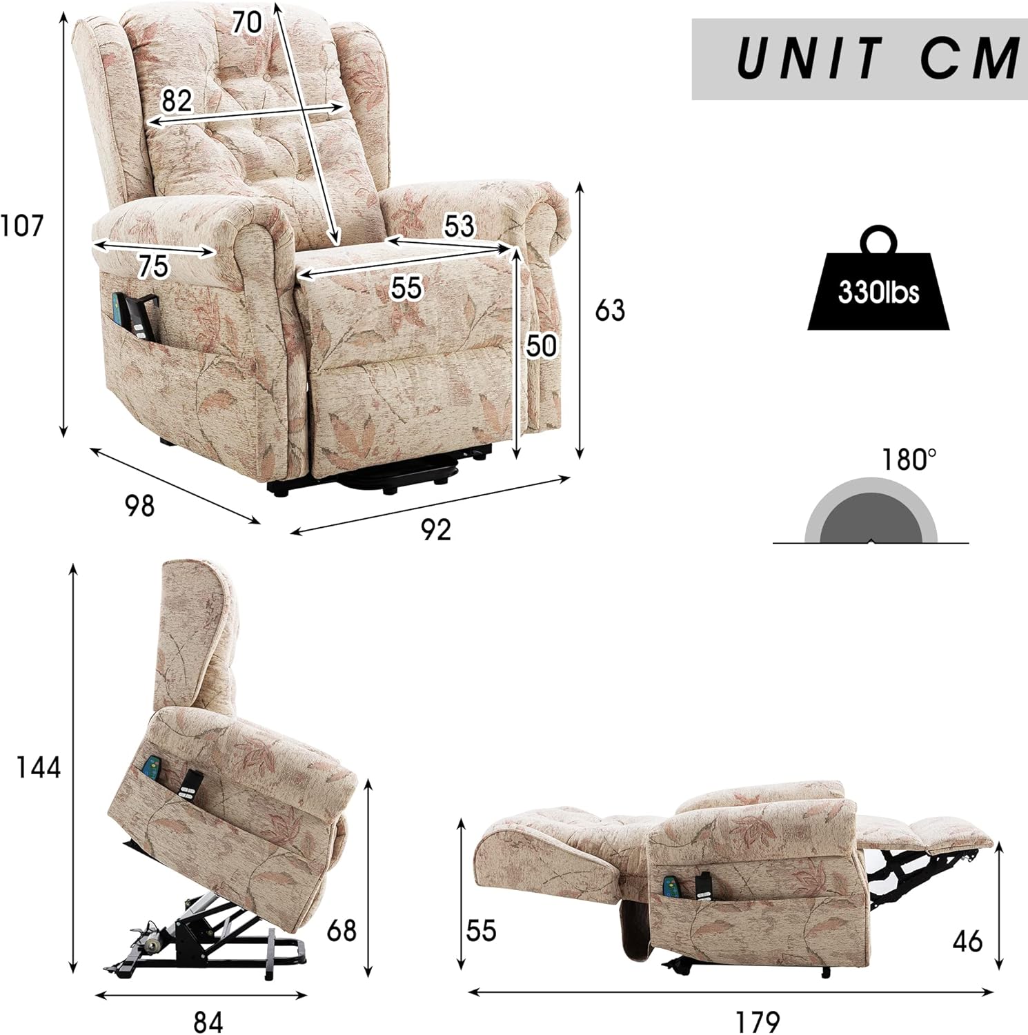 Brooks Reclining Massage Chair Bed