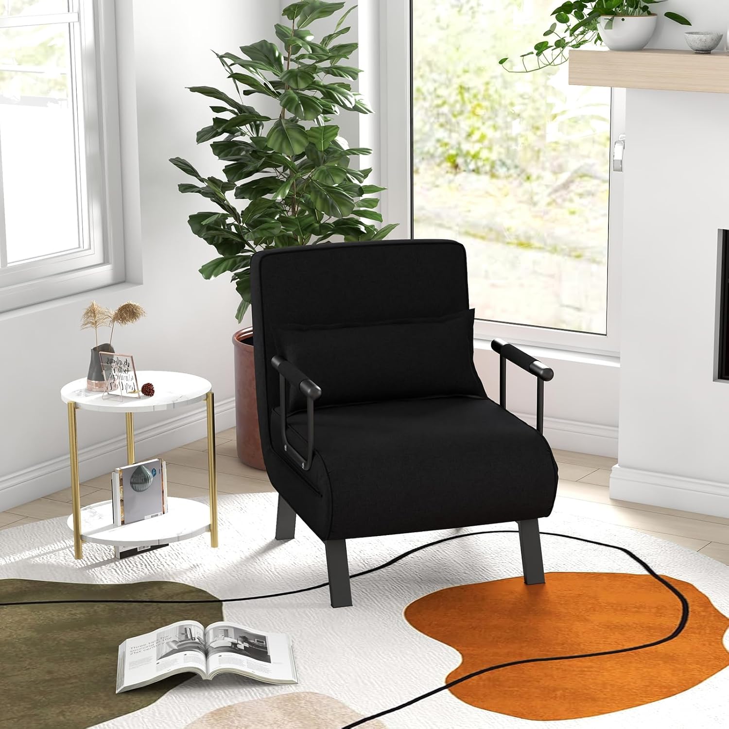 Camden Chair Bed - Black