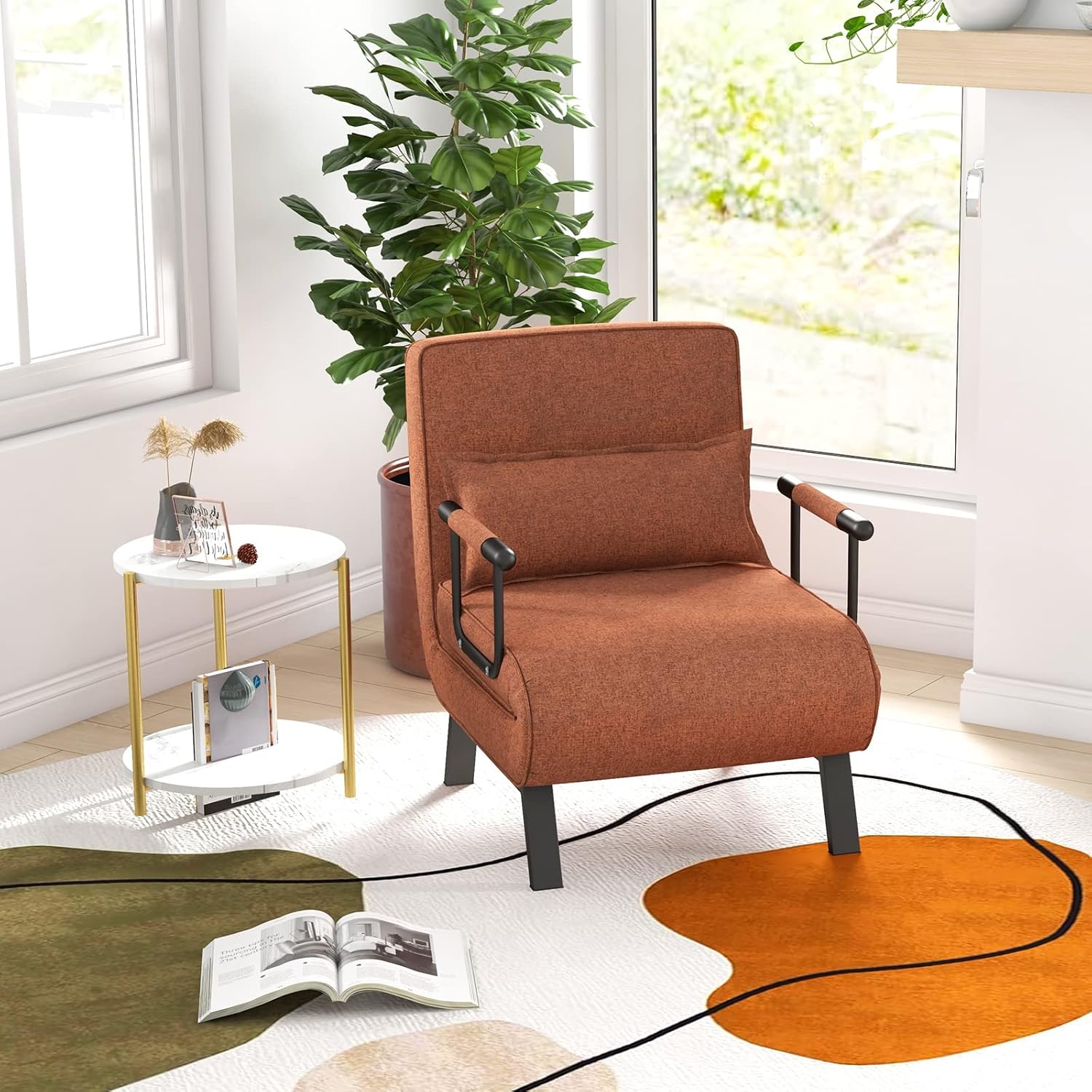 Camden Chair Bed - Coffee