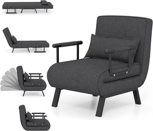 Camden Chair Bed - Dark Grey