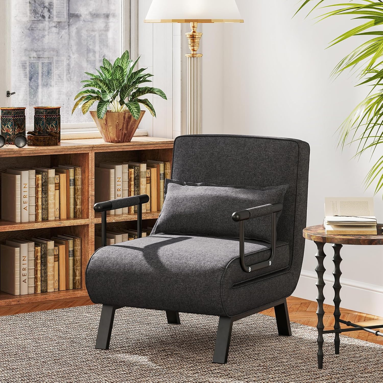 Camden Chair Bed - Dark Grey