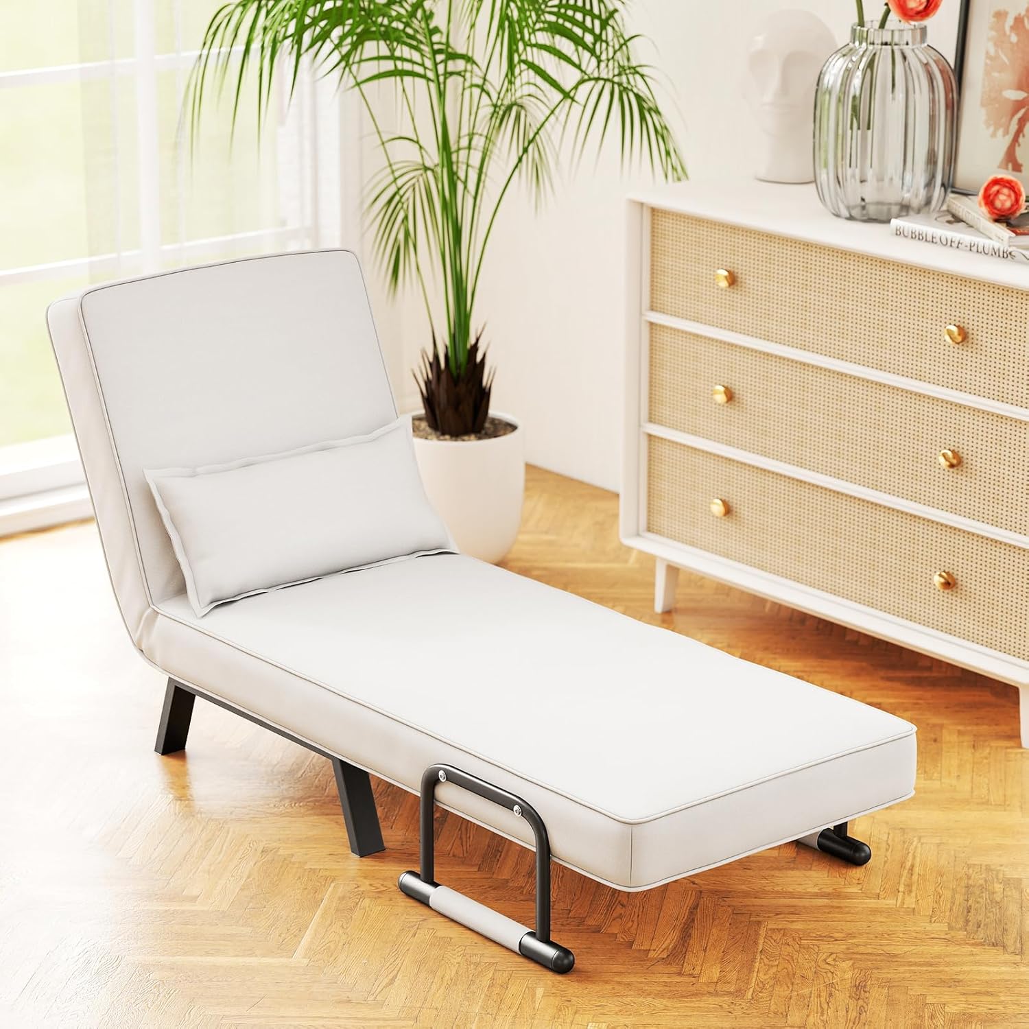 Camden Chair Bed - Off White