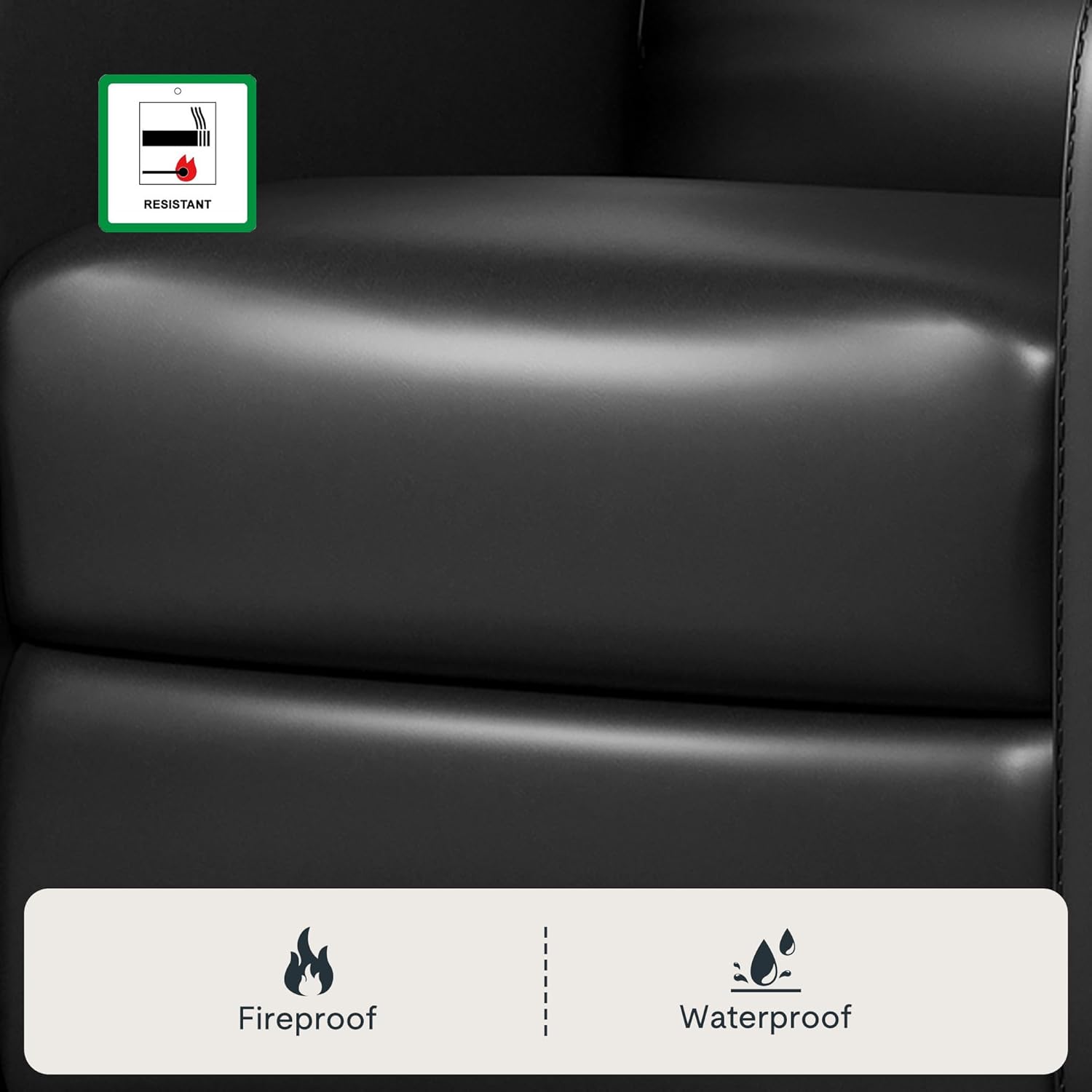 Chale Reclining Massage Chair Bed - Black