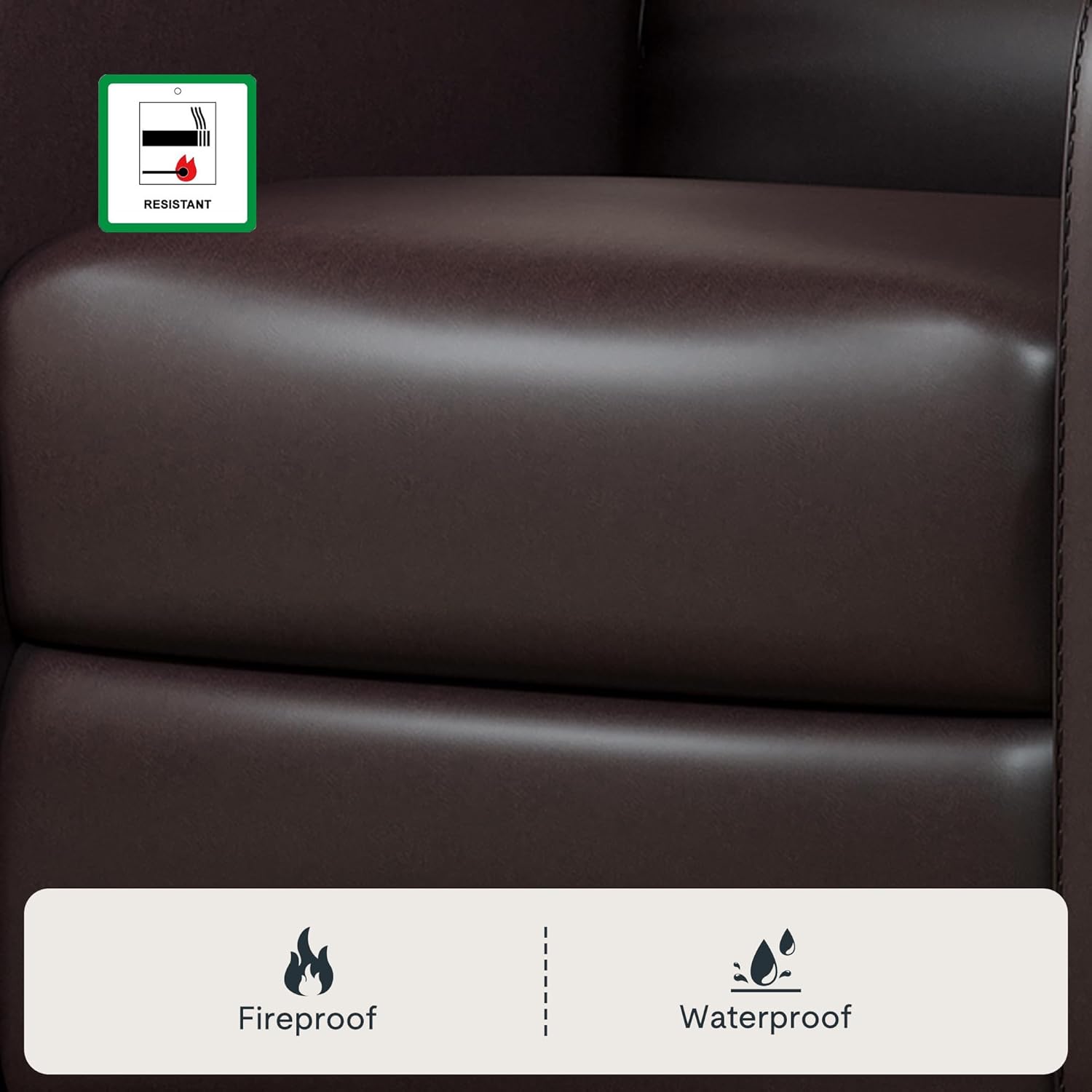 Chale Reclining Massage Chair Bed - Brown