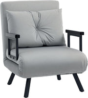 Eivor Chair Bed - Light Grey