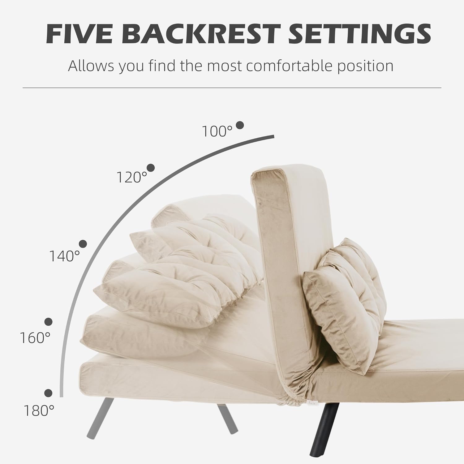 Eivor Double Sofa Bed - Beige