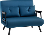 Eivor Double Sofa Bed - Navy Blue