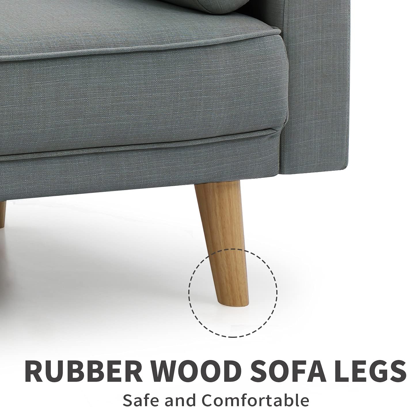 Ezrah Click Clack Sofa Bed - Dark Grey