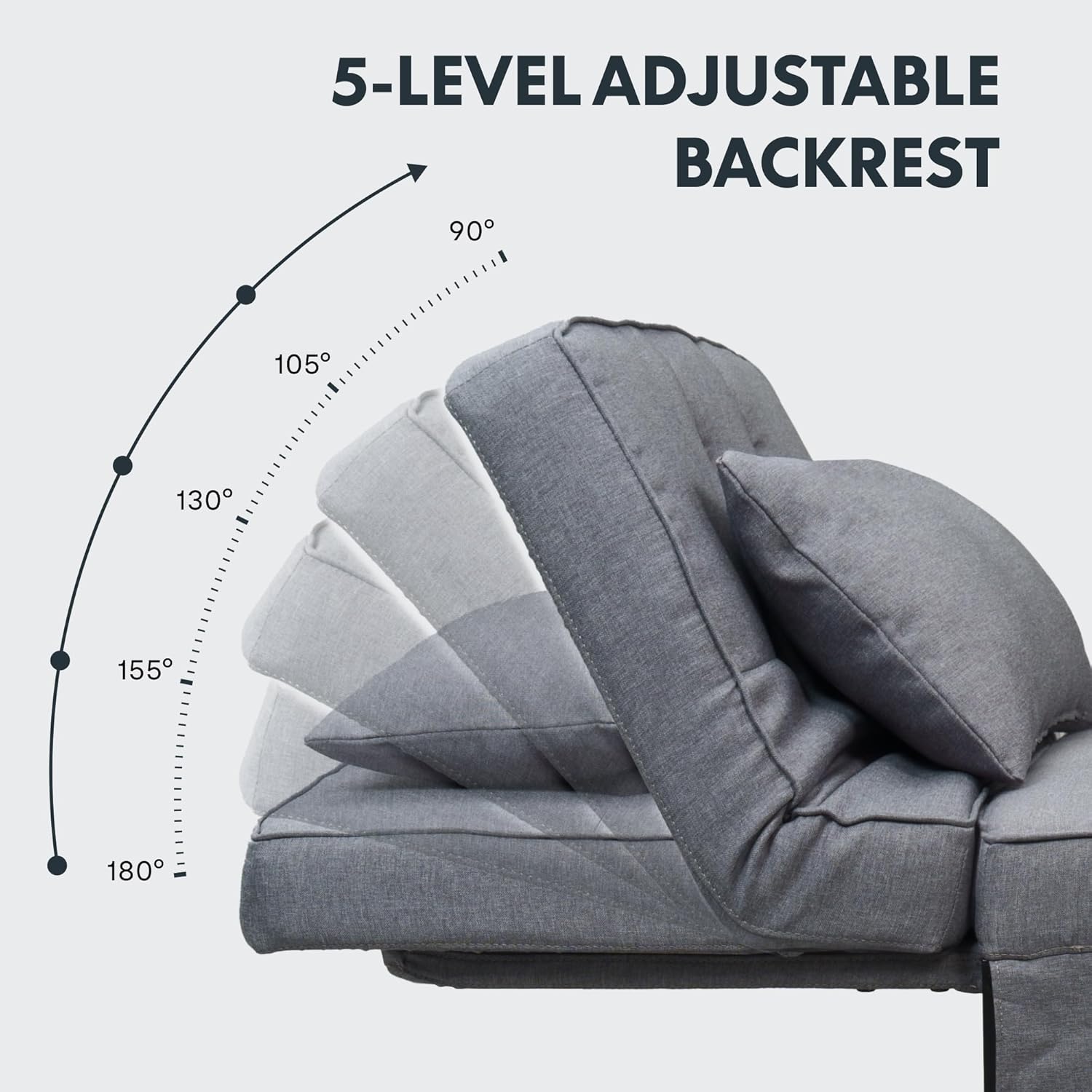 Fallon Chair Bed - Grey