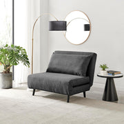 Finlee Chair Bed - Dark Grey