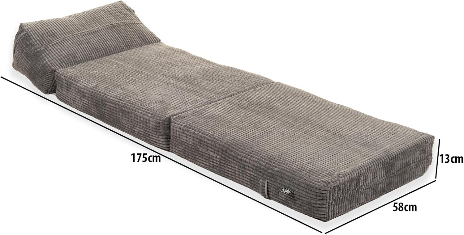 Grady Single Futon - Grey