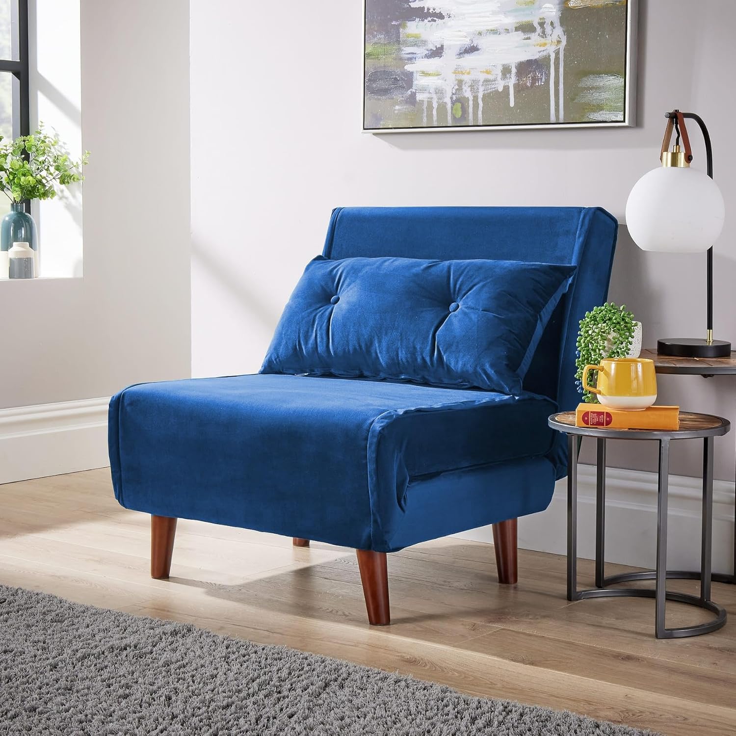 Halle Chair Bed - Blue
