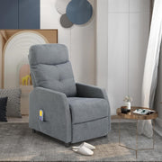 Ignes Reclining Massage Chair Bed - Grey