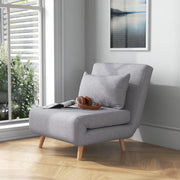 Jamisa Chair Bed - Light Grey