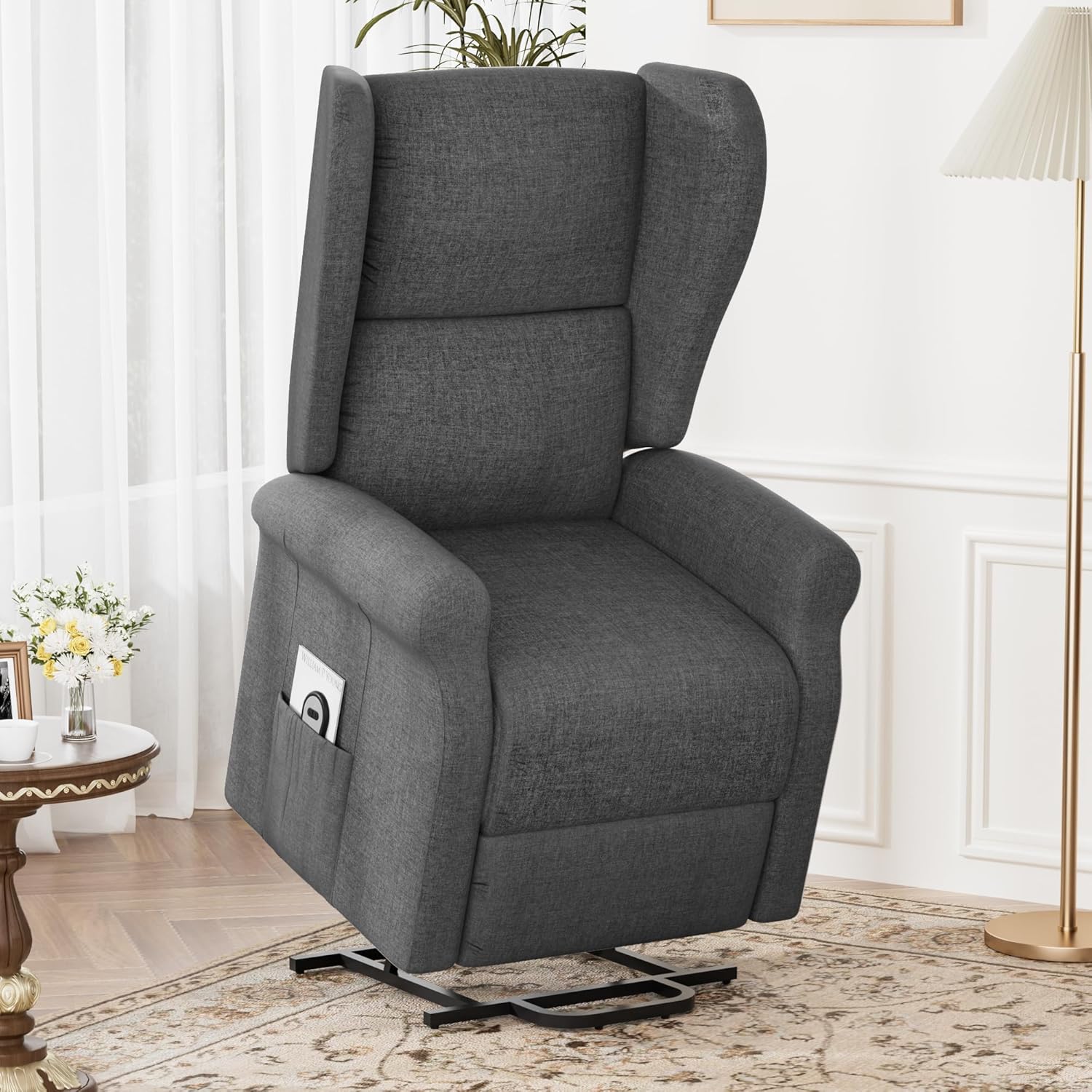 Leith Reclining Chair Bed - Dark Grey