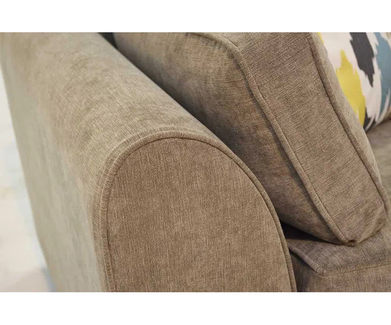 Leo Double Sofa Bed - Brown