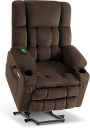 Maku Reclining Massage Chair Bed - Brown