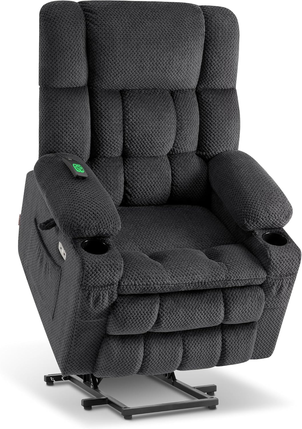 Maku Reclining Massage Chair Bed - Dark Grey