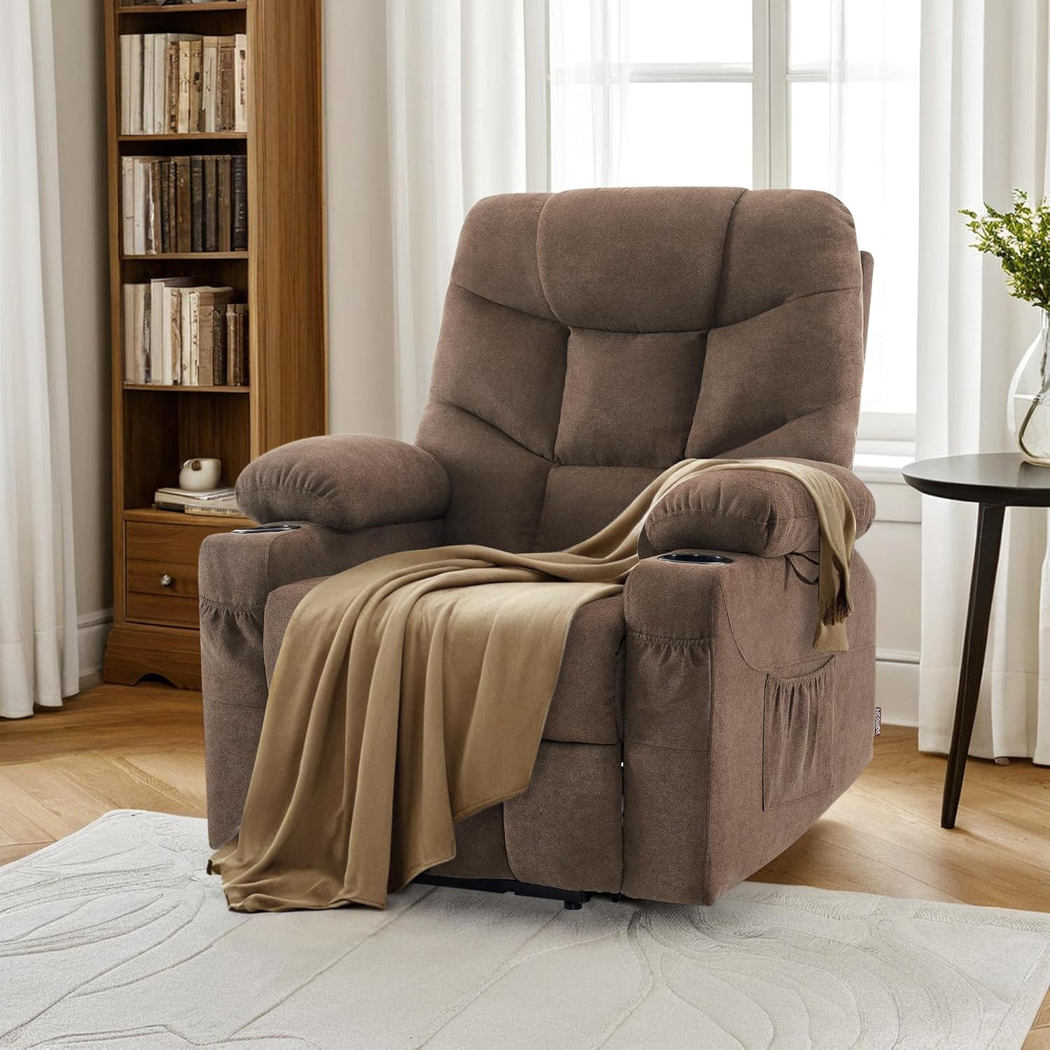 Marley Reclining Chair Bed - Brown