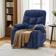 Marley Reclining Chair Bed - Navy Blue