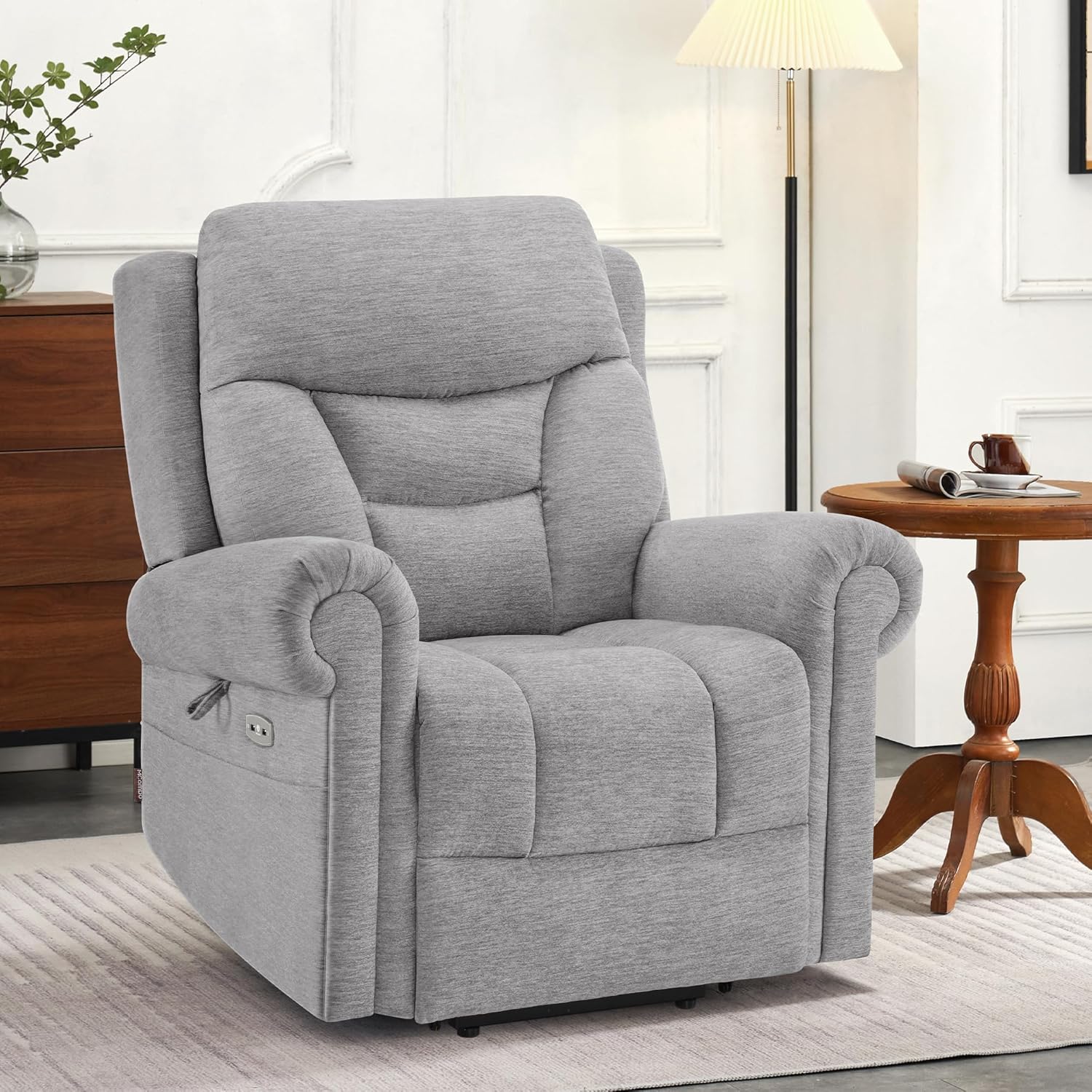 Mulan Reclining Chair Bed - Grey