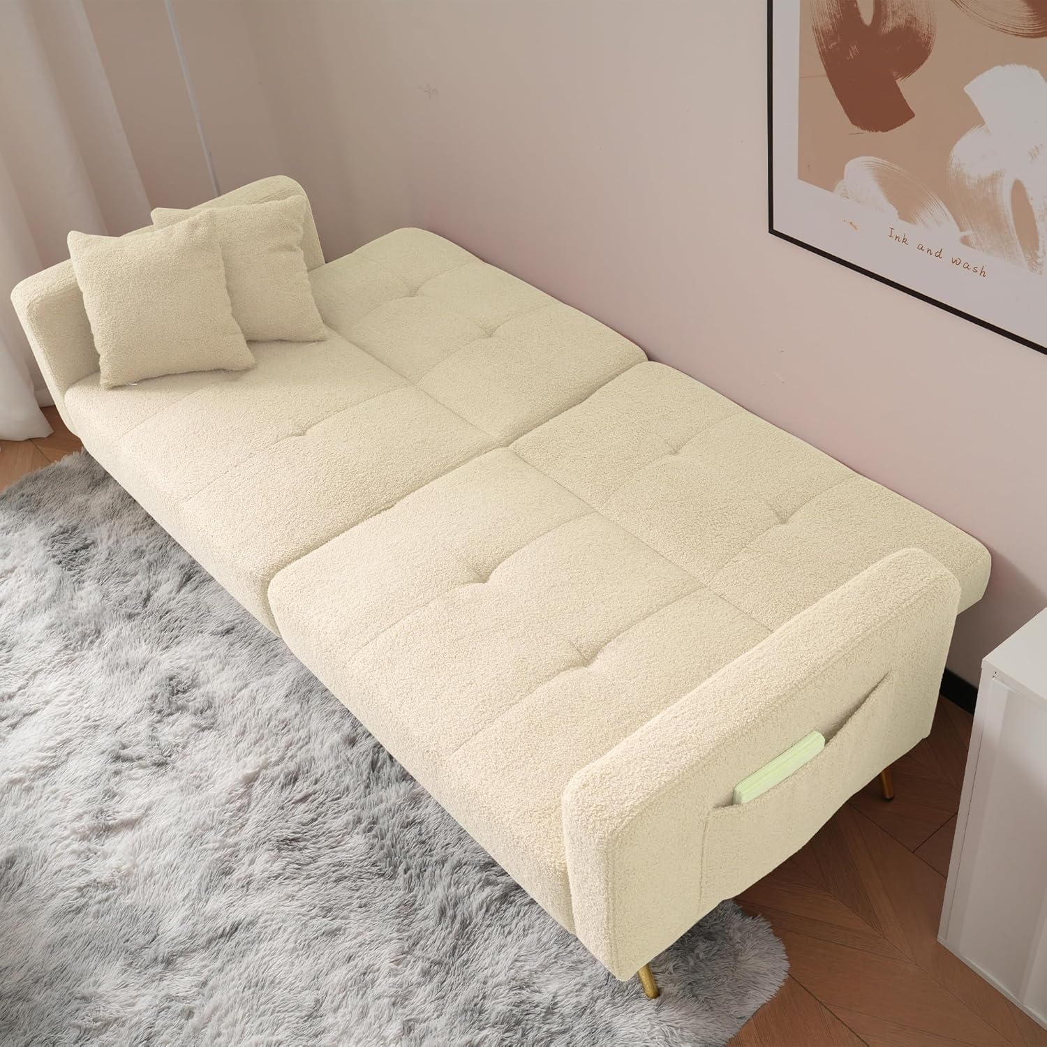 Musa Double Sofa Bed - Beige