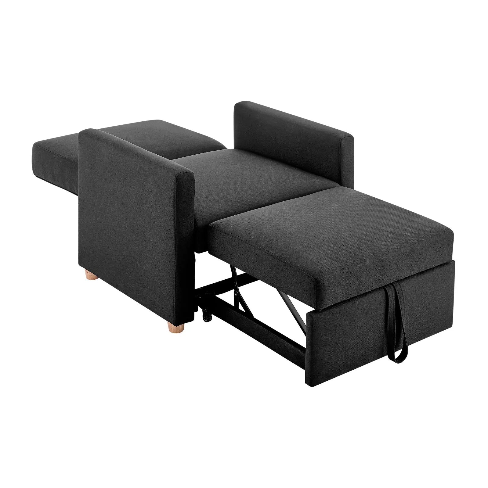 Presley Chair Bed - Black