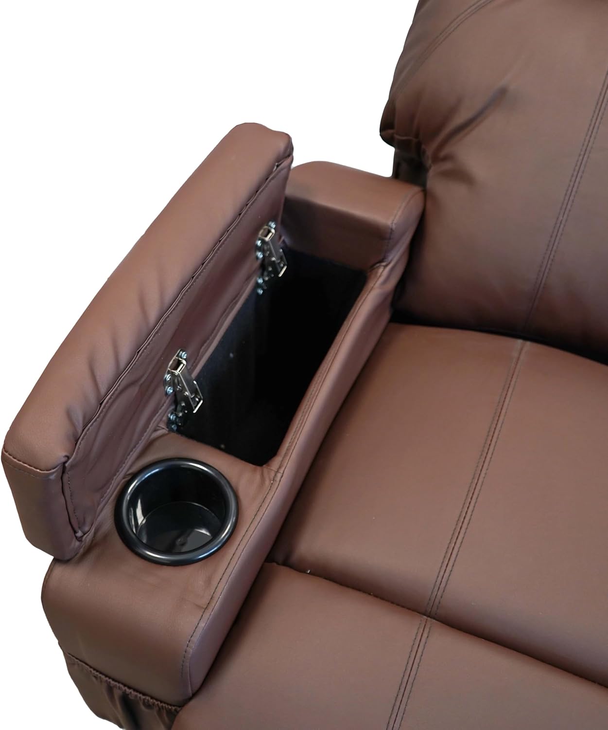 Renne Reclining Chair Bed - Chocolate