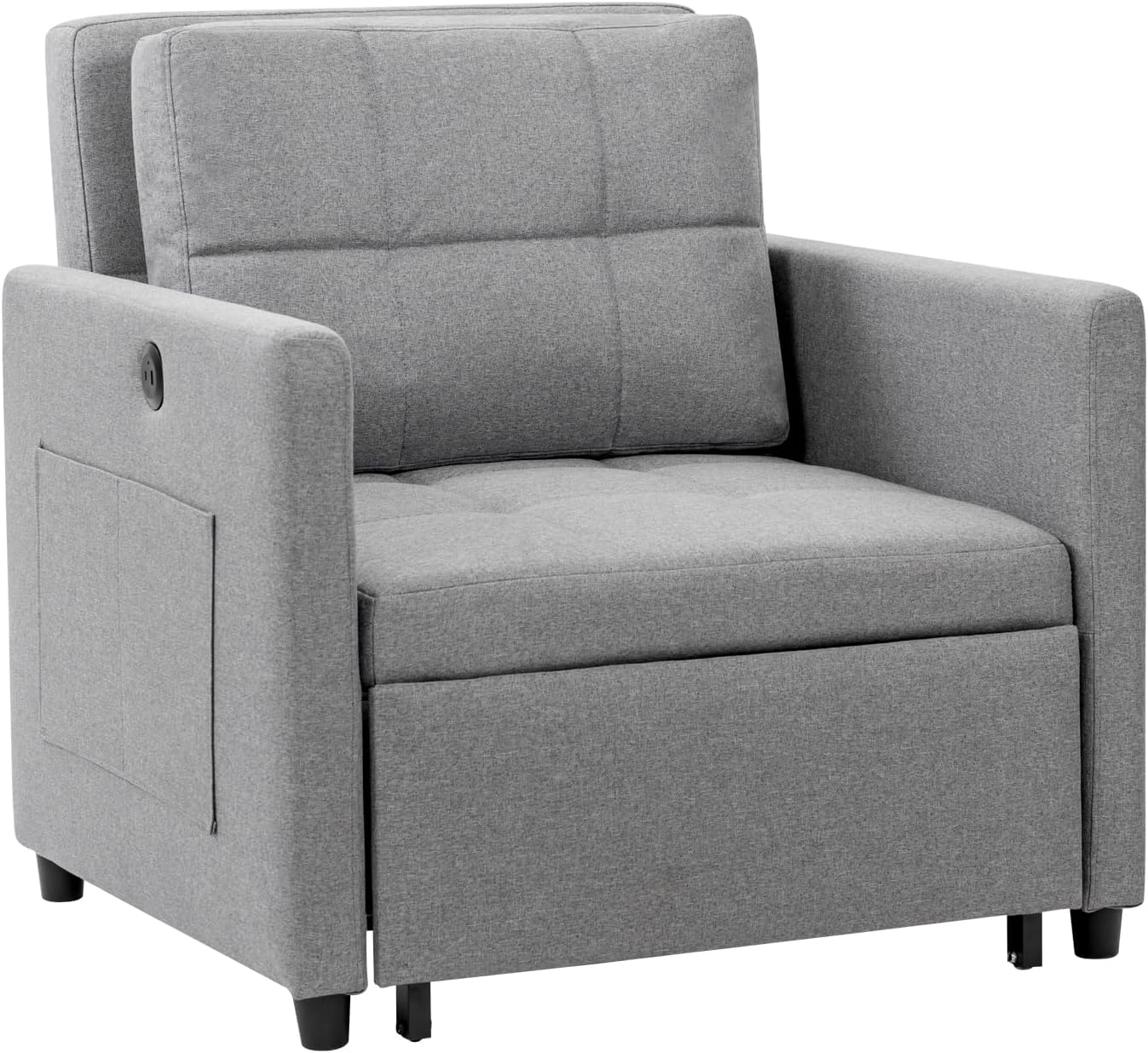 Sadie Chair Bed - Grey