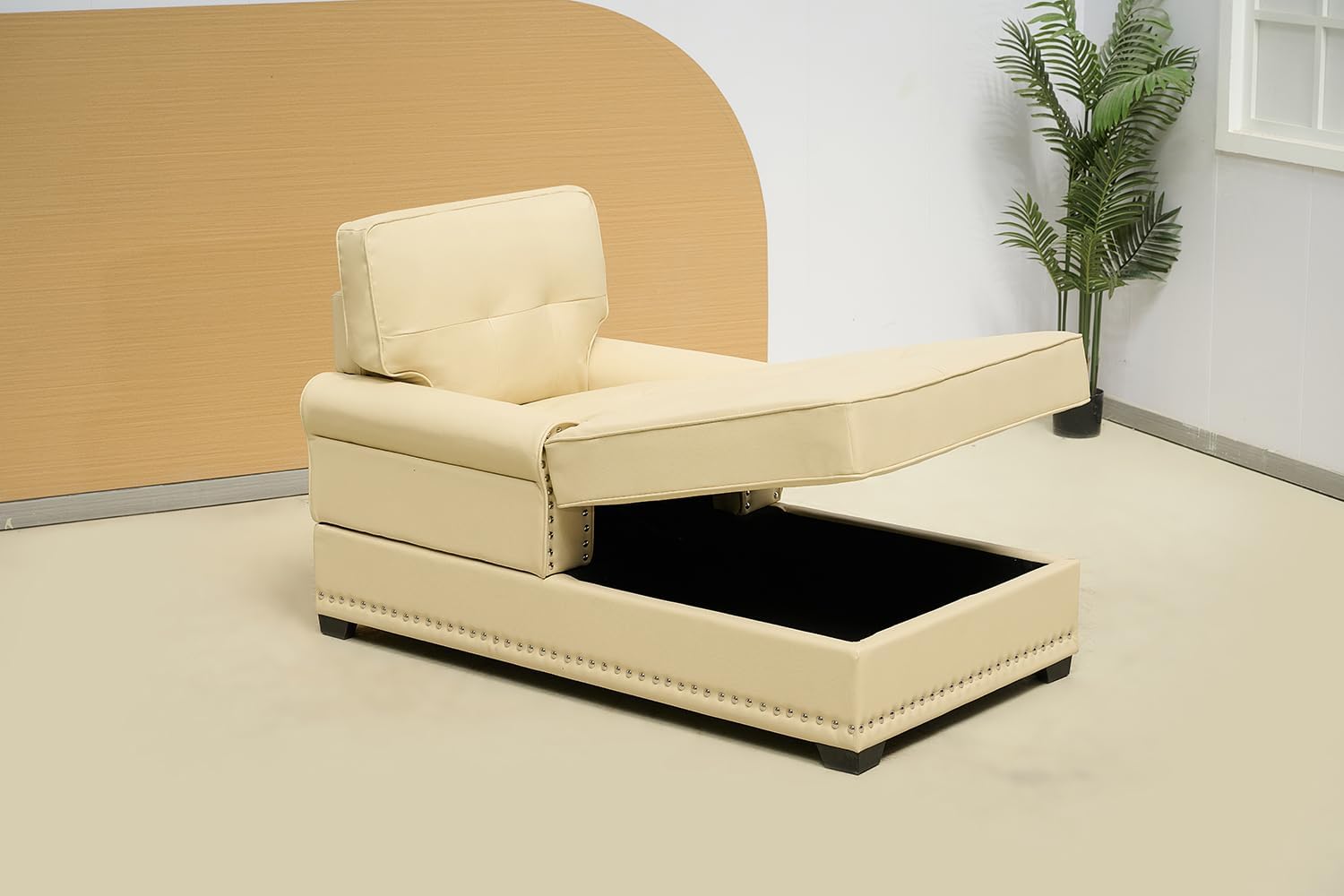 Sandy Chair Bed - Cream