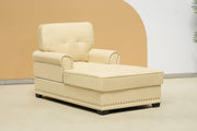 Sandy Chair Bed - Cream