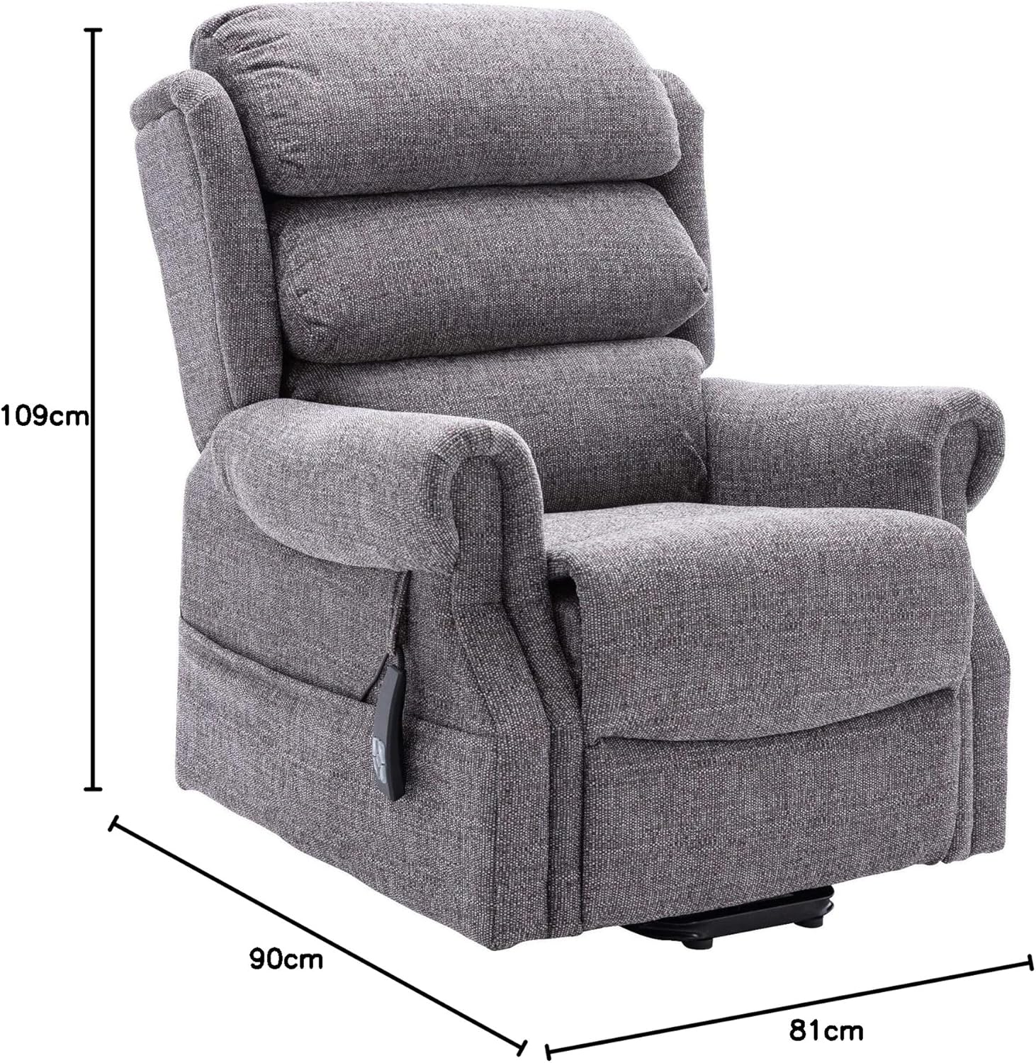 Sloan Reclining Chair Bed - Lisbon Grey