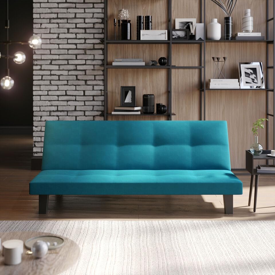 Uria Click Clack Sofa Bed - Teal