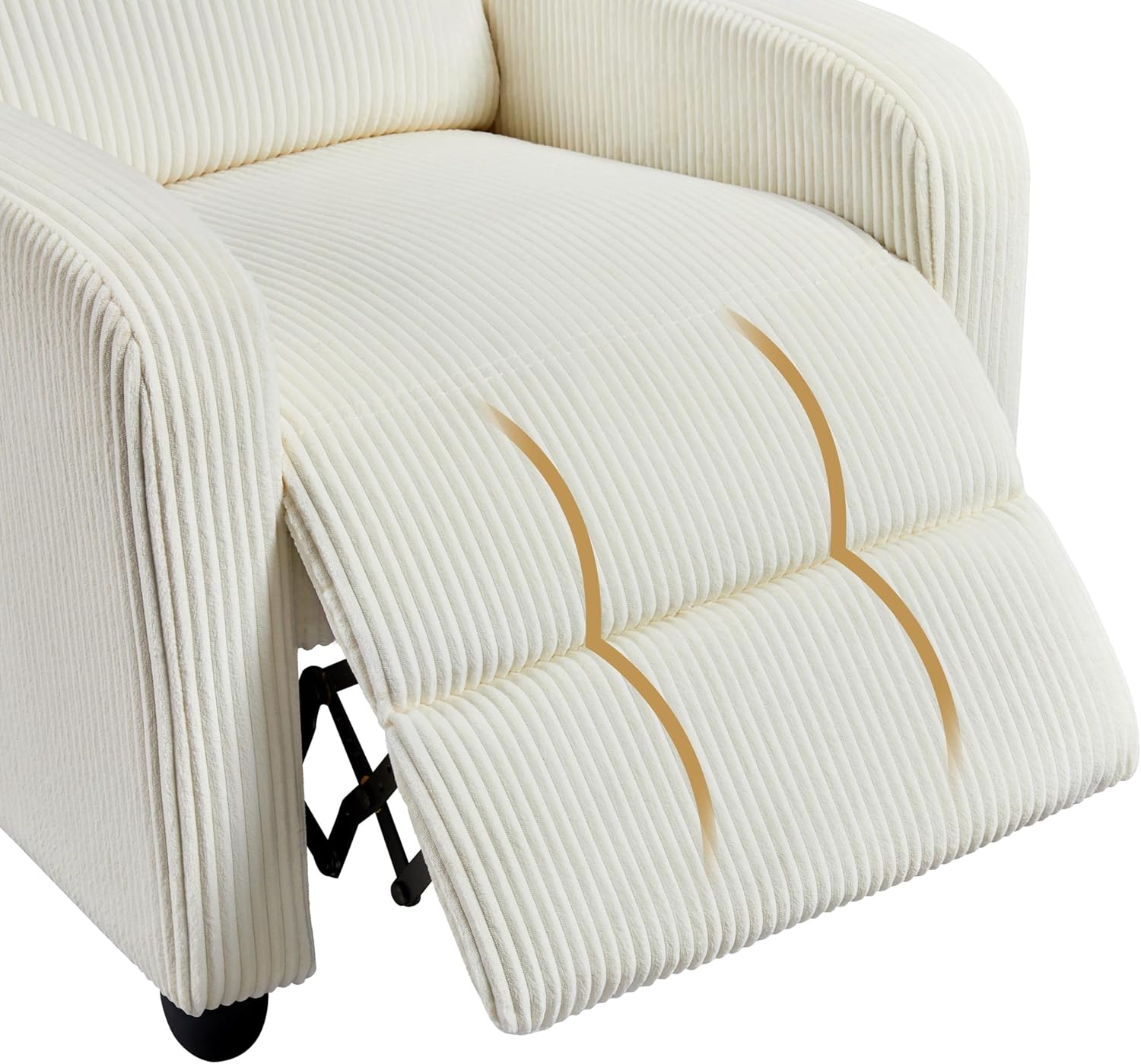 Yona Reclining Chair Bed - Corduroy Beige