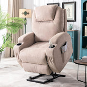 Zaley Reclining Massage Chair Bed - Crepe