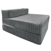 Zuri Single Futon Chair Bed - Grey