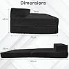 Zuri Single Futon Chair Bed - Black