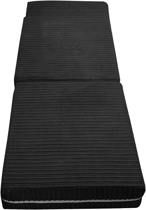 Zuri Single Futon Chair Bed - Black