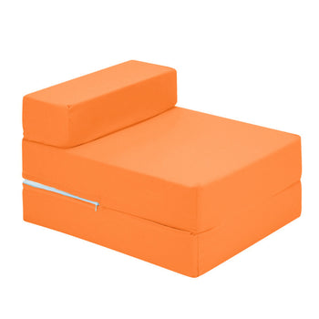 Whitney Single Futon Chair Bed - Orange